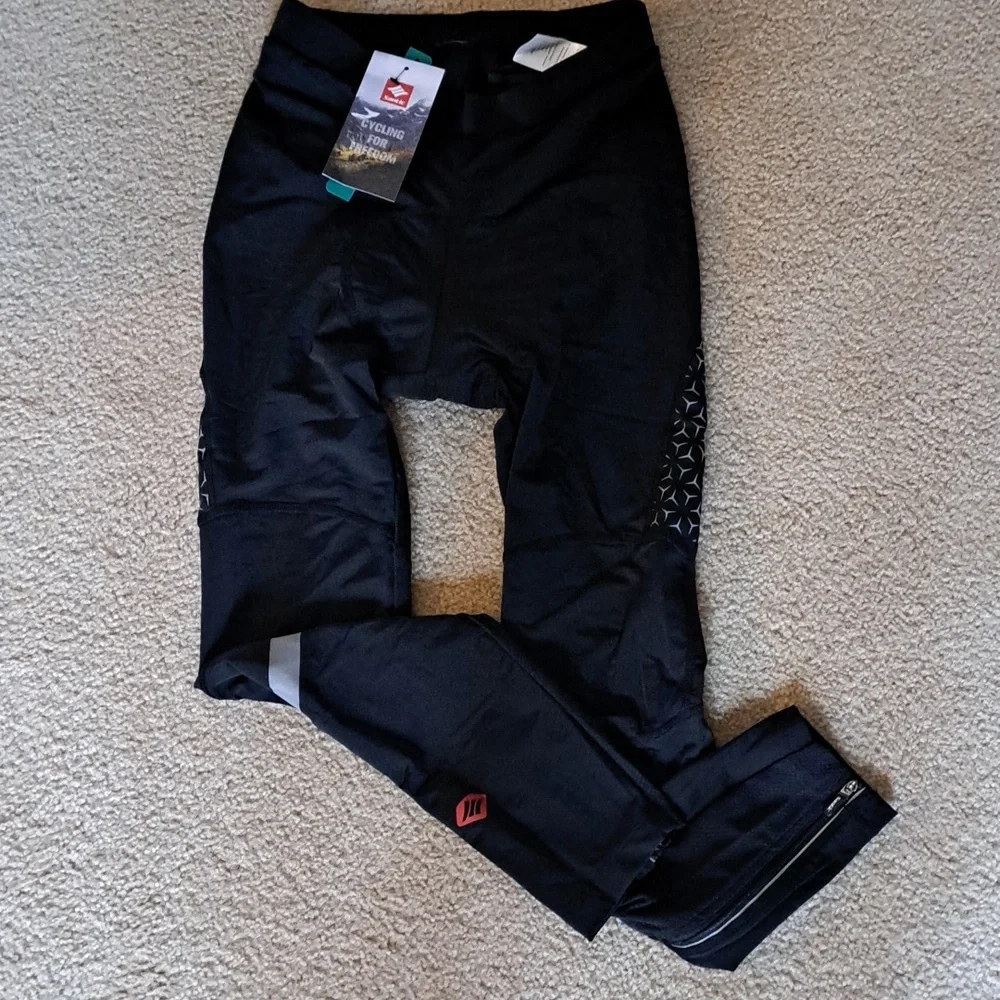 MENS SANTIC CYCLING FOR FREEDOM 3D PADDED PANTS  S - Picture 4 of 11